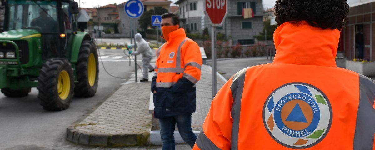 Desinfeção das ruas na cidade e no concelho