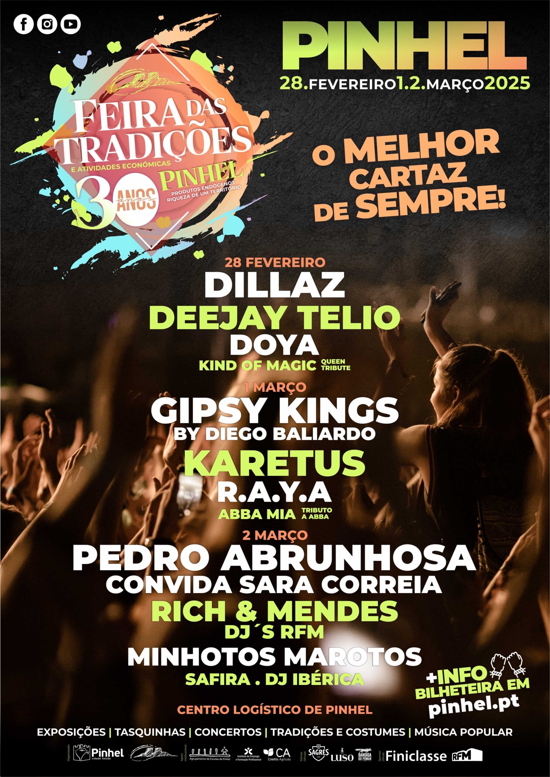 Cartaz Destaques 30ªFTAE Pinhel 2025